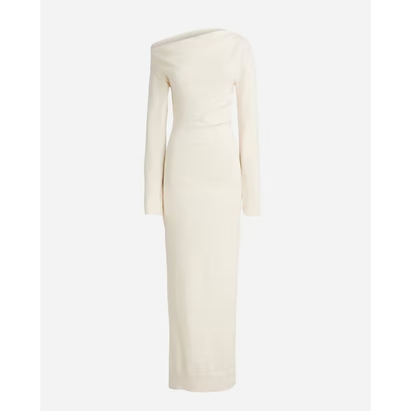 Limited-edition Anna October© X J.Crew cashmere off-the-shoulder sweater-dress - Picture 5 of 11